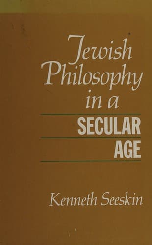 Cover image for Jewish philosophy in a secular age