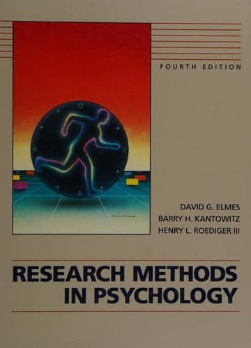 Cover image for Research methods in psychology
