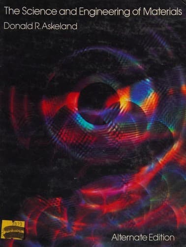 Cover image for The science and engineering of materials