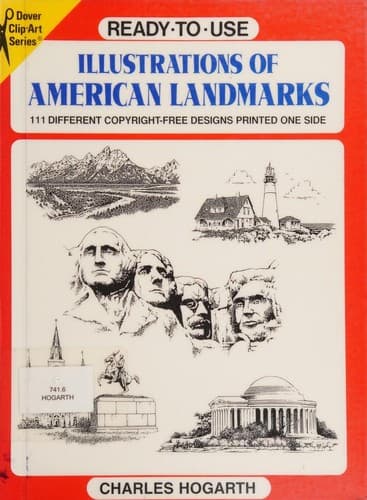 Cover image for Ready-to-Use Illustrations of American Landmarks