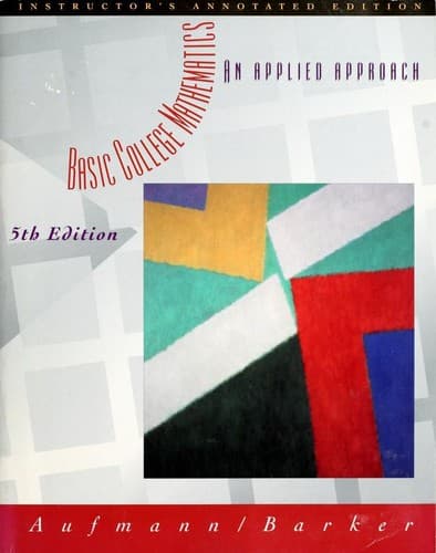 Cover image for Basic college mathematics