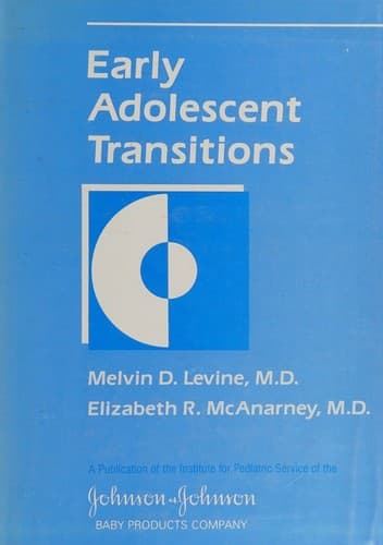 Cover image for Early adolescent transitions