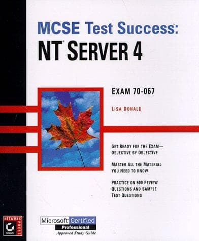 Cover image for MCSE test success.