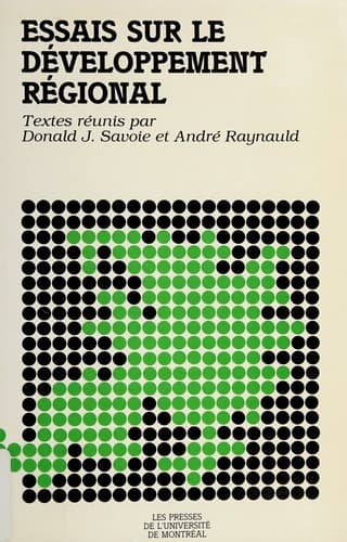 Cover image for Essais sur le développement régional