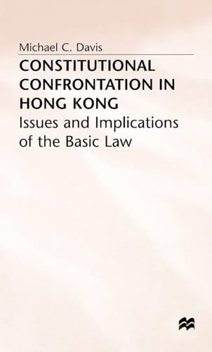 Cover image for Constitutional confrontation in Hong Kong