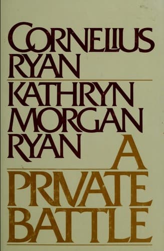 Cover image for A private battle
