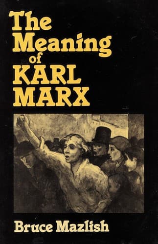Cover image for The meaning of Karl Marx