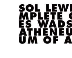 Cover image for Sol LeWitt