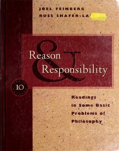 Cover image for Reason and Responsibility