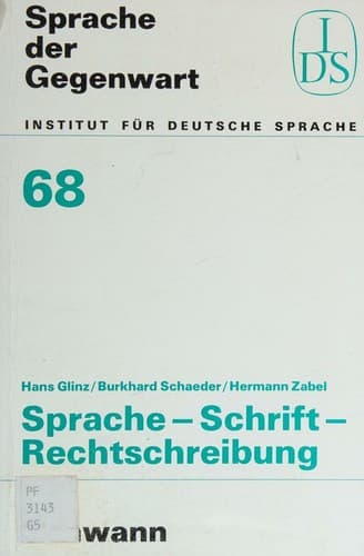 Cover image for Sprache, Schrift, Rechtschreibung