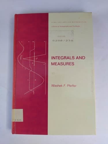 Cover image for Integrals and measures