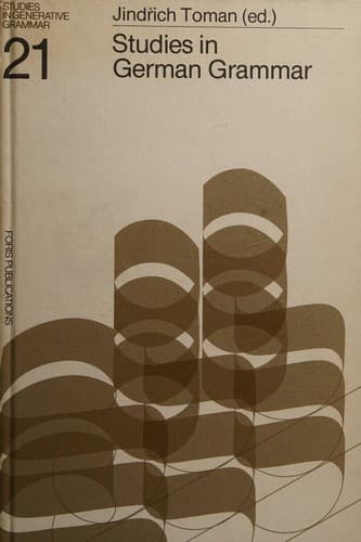 Cover image for Studies on German Grammar