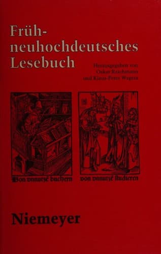 Cover image for Frühneuhochdeutsches Lesebuch