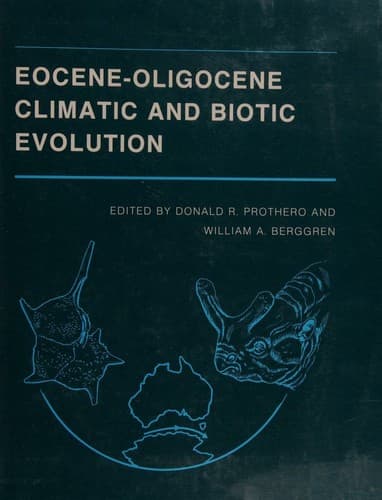 Cover image for Eocene-Oligocene climatic and biotic evolution