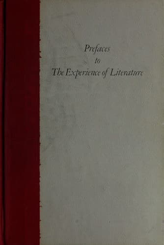 Cover image for Prefaces to The experience of literature