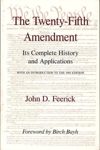 Cover image for The Twenty-Fifth Amendment