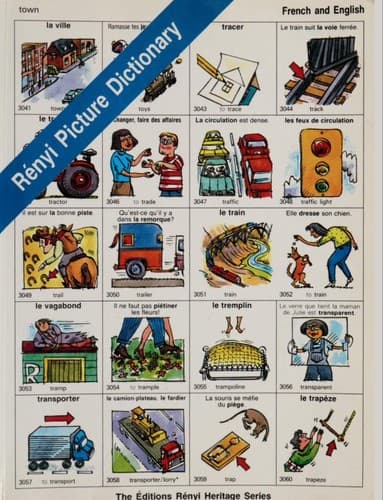 Cover image for Renyi French Picture Dictionary