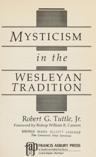 Cover image for Mysticism in the Wesleyan tradition