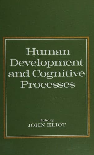 Cover image for Human development and cognitive processes.