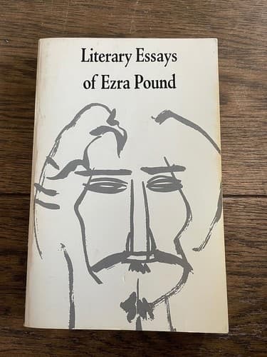 Cover image for Literary Essays of Ezra Pound