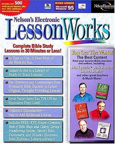 Cover image for Nelson's Electronic Lesson Works