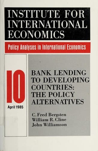 Cover image for Bank lending to developing countries