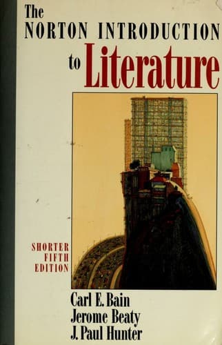 Cover image for The Norton introduction to literature