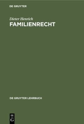 Cover image for Familienrecht