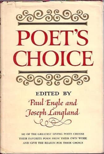 Cover image for Poet's choice