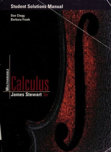 Cover image for Student solutions manual for Multivariable calculus, fifth edition