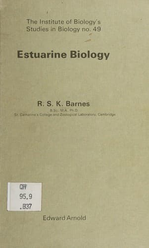 Cover image for Estuarine biology