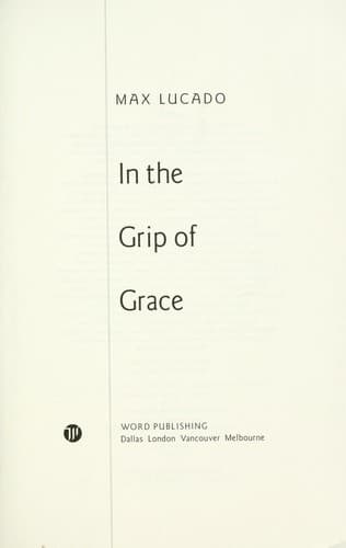 Cover image for In the grip of grace