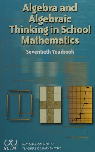 Cover image for Algebra and algebraic thinking in school mathematics