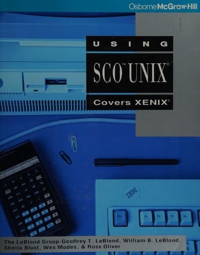 Cover image for Using SCO UNIX