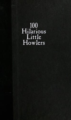 Cover image for 100 hilarious little howlers