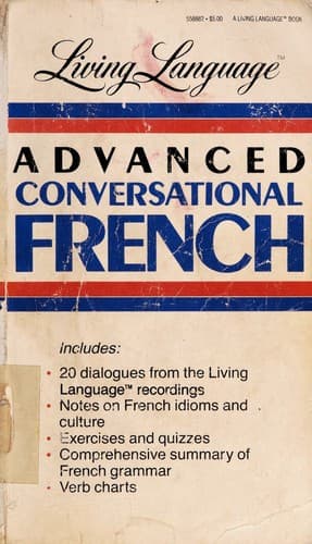 Cover image for Living Language advanced conversational French