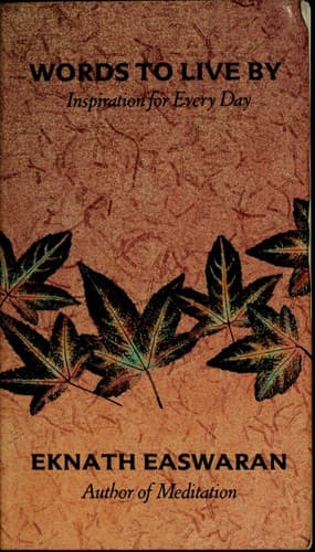 Cover image for Words to live by