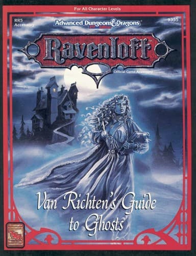 Cover image for Van Richten's Guide to Ghosts