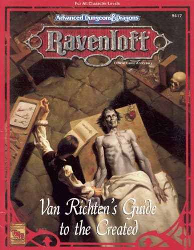 Cover image for Van Richten's Guide to the Created