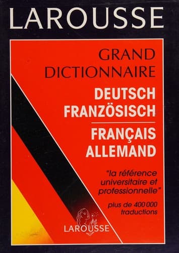 Cover image for Grand dictionnaire allemand-francais francais-allemand =