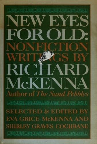 Cover image for New eyes for old: nonfiction writings.