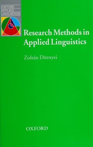 Cover image for Research Methods in Applied Linguistics