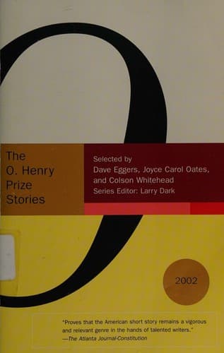 Cover image for The O. Henry Prize Stories 2002