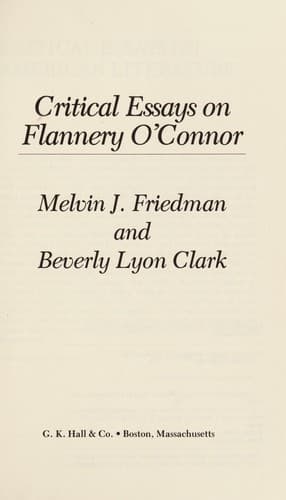 Cover image for Critical essays on Flannery O'Connor