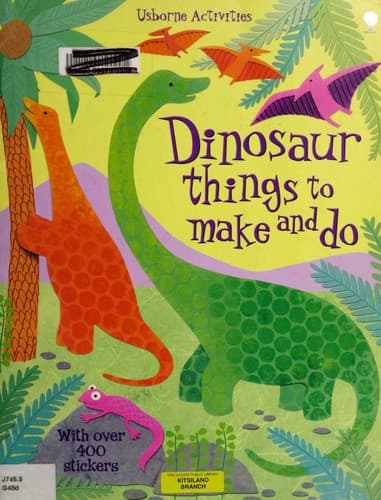 Cover image for Dinosaur things to make and do