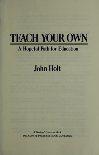 Cover image for Teach your own