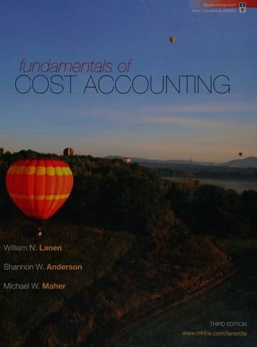 Cover image for Fundamentals of cost accounting