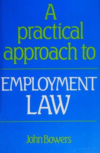 Cover image for A practical approach to employment law.