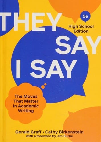 Cover image for "They Say / I Say"