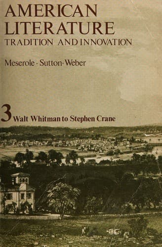 Walt Whitman to Stephen Crane